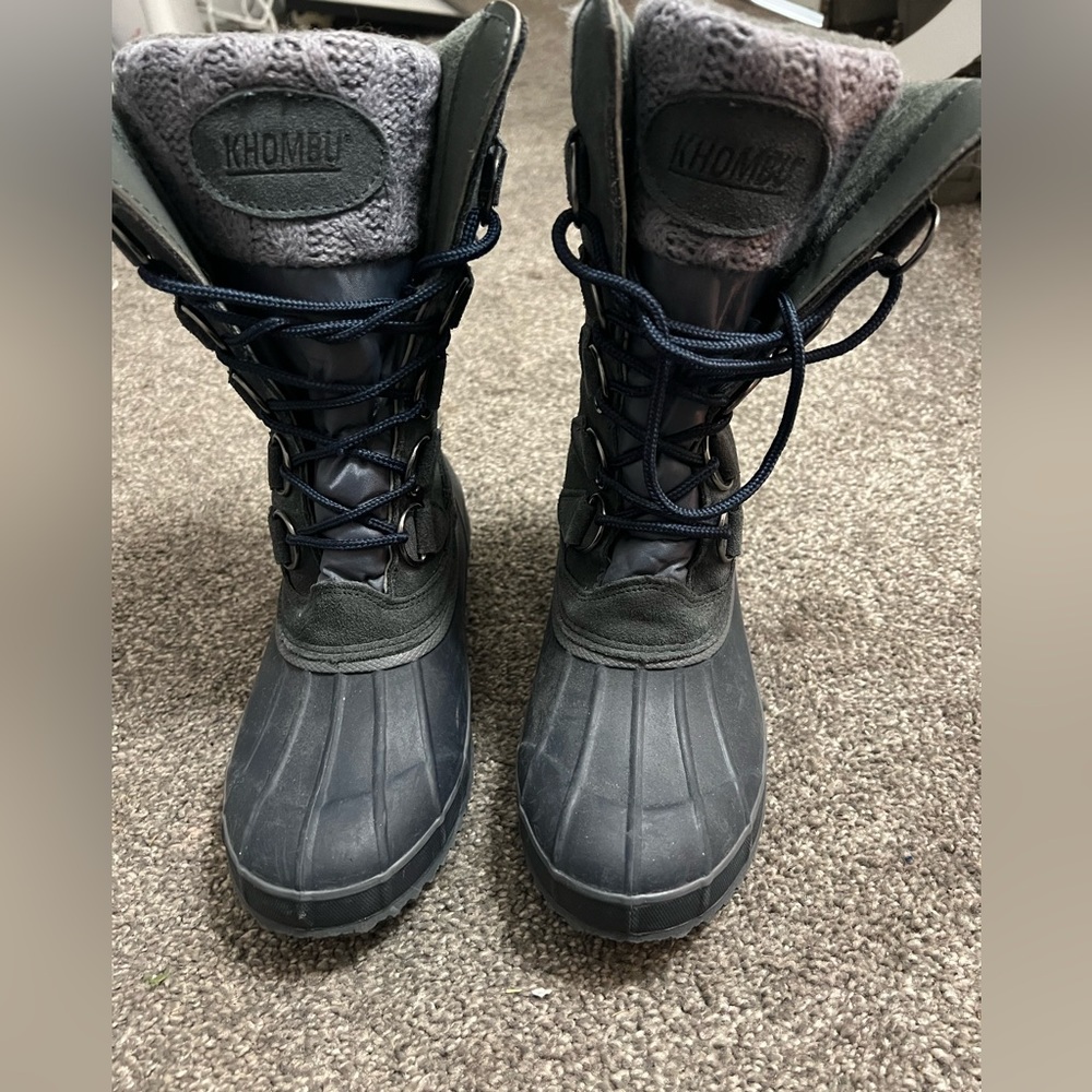 Khombu‎ Boots Gray Woman Size 7